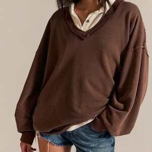 We The Free Venice V-Neck Sweatshirt